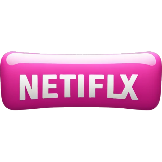 Pink netflix logo emoji