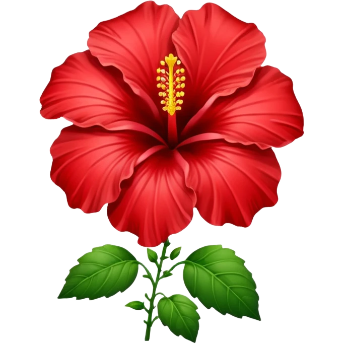  heart hibiscus  emoji