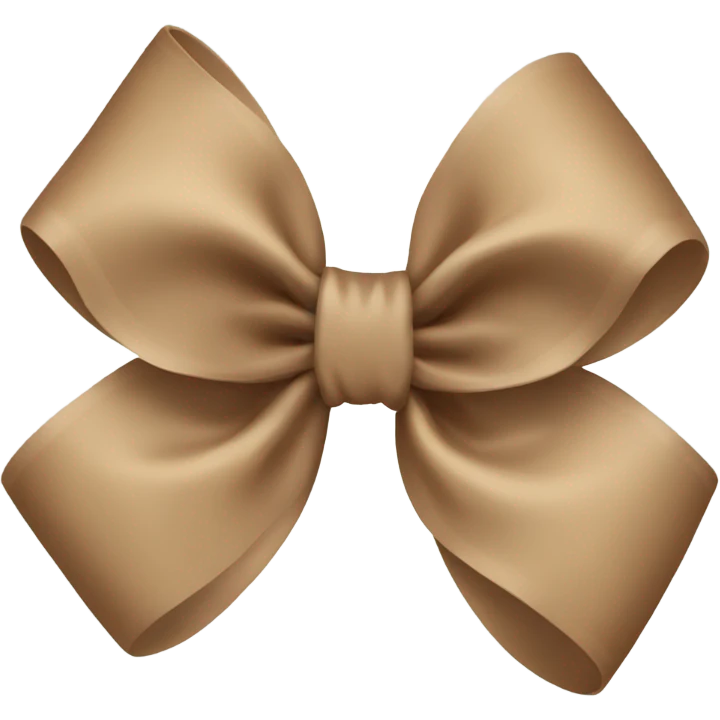 Light Brown bow  emoji