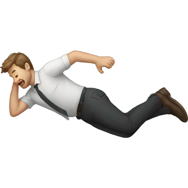 man falling down emoji