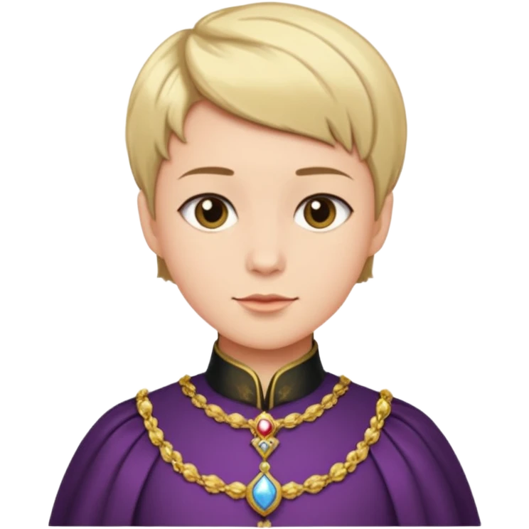 short hair royal emoji