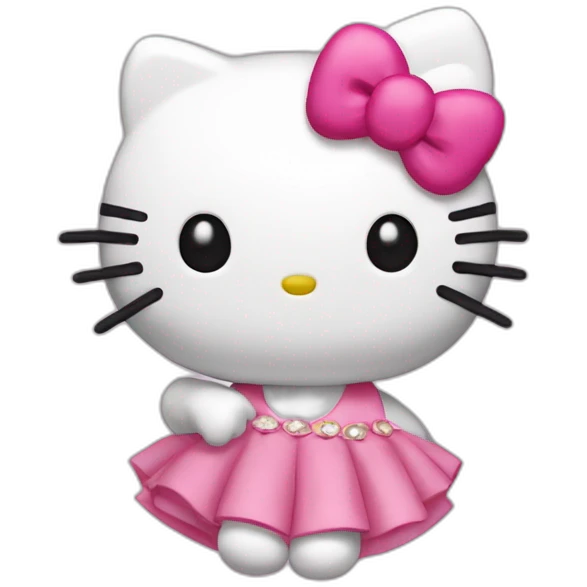 Hello kitty coquette emoji