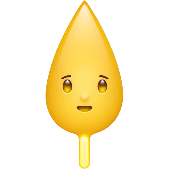 Exclamation point with yellow dot under it emoji