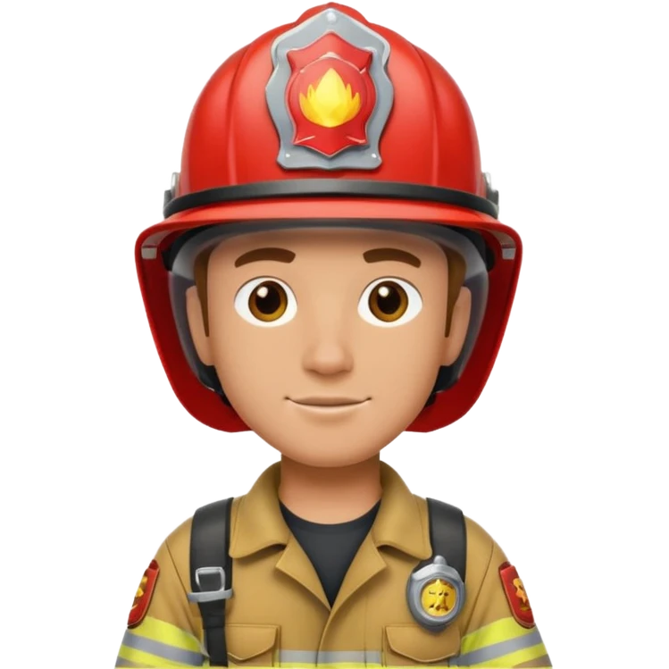 now a want a firefighter guy emoji