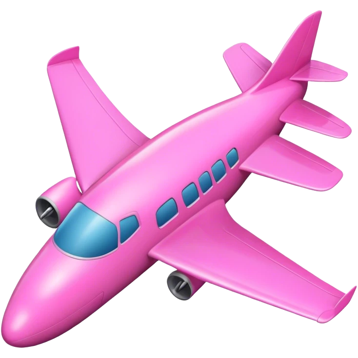 Pink aeroplane  emoji