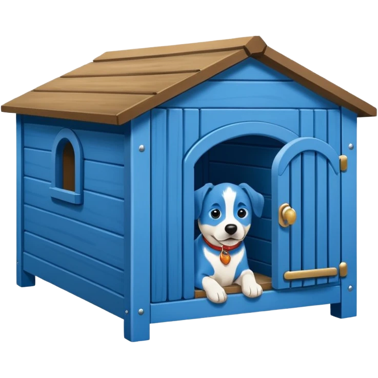 blue dog kennels emoji