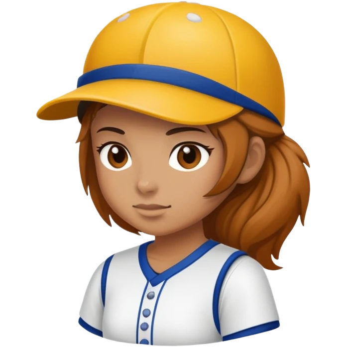 Softball player emoji