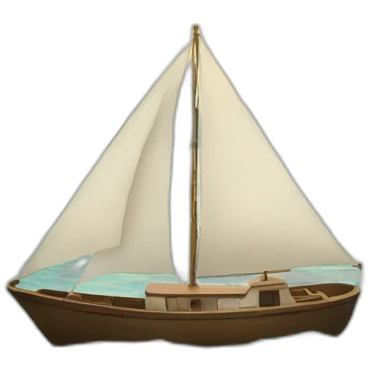 Boat in the sea emoji