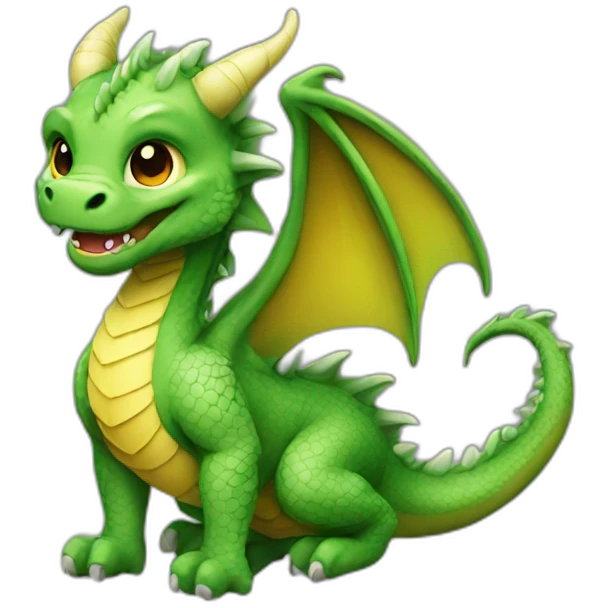 dragon cute trendy emoji