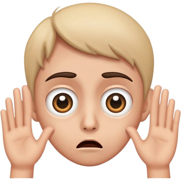 Scared emoji