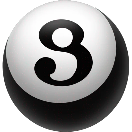 eight ball emoji