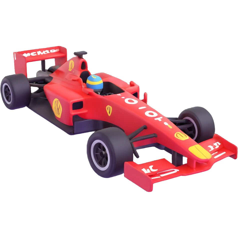 F1 racing car emoji