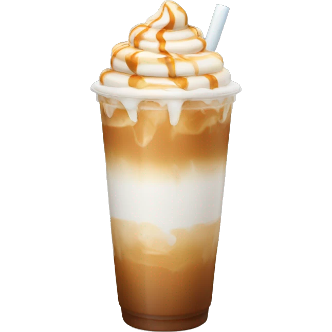 Iced Caramel Latte  emoji