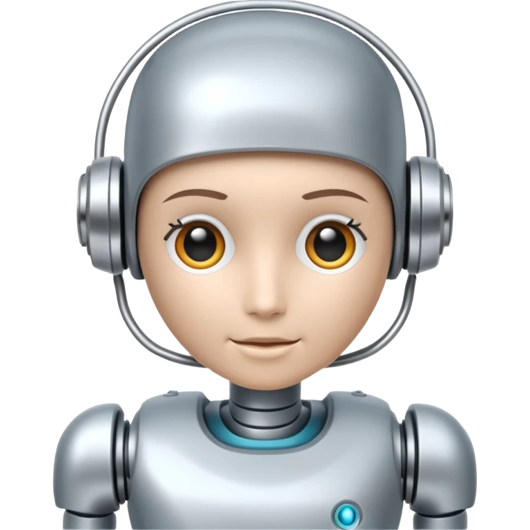 Generate a robotic medical AI assistant emoji