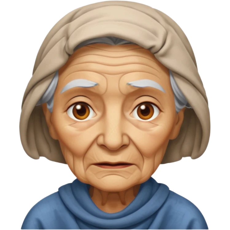 oldwoman, old age emoji