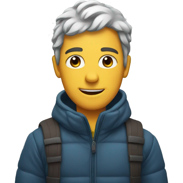 Andrew in winter  emoji