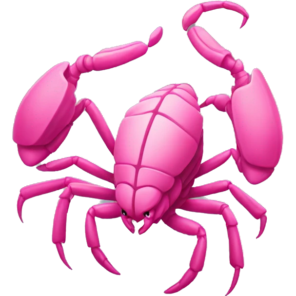 Pink scorpion  emoji