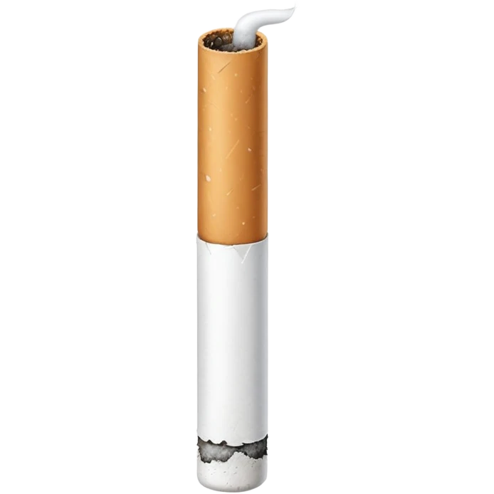 single white cigarette alone emoji