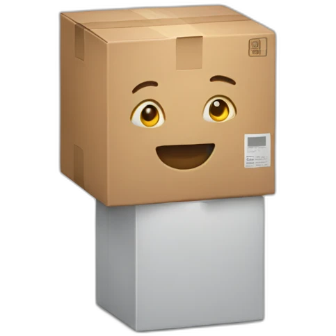 A person with a box emoji
