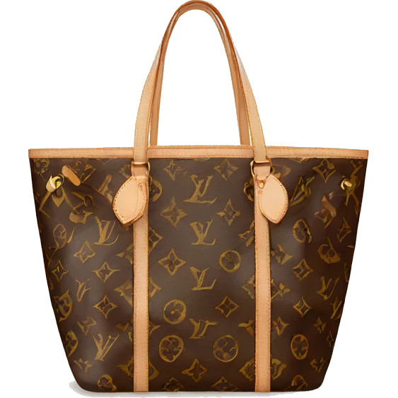 Louis Vuitton tote bag emoji