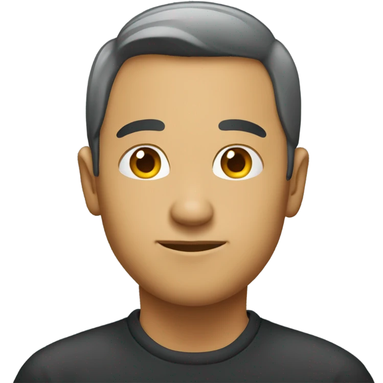 A person looking back emoji