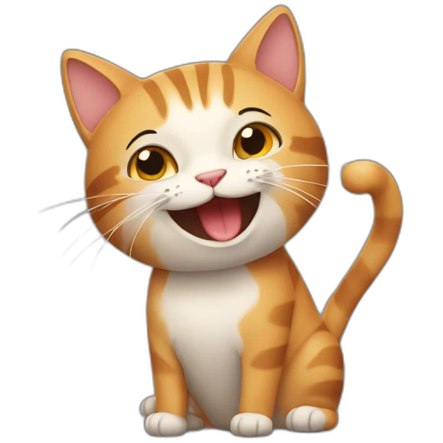 cat singing emoji