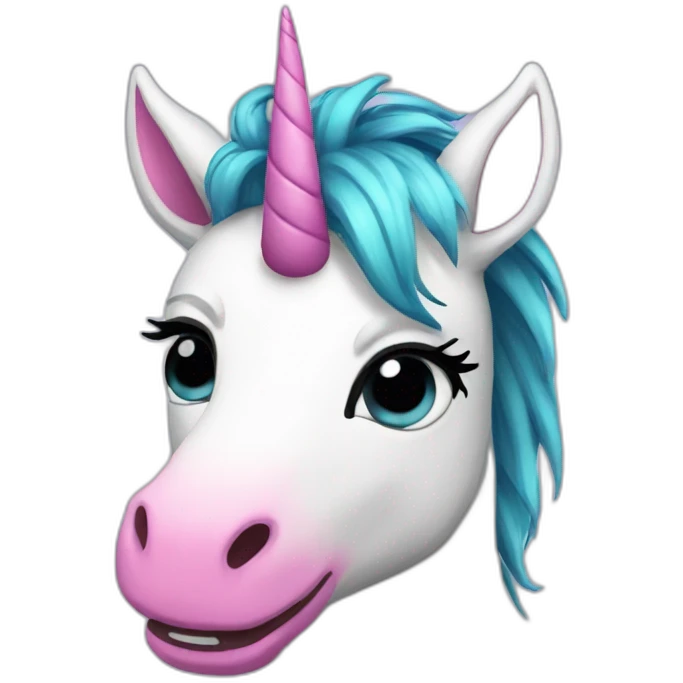 punk unicorn emoji