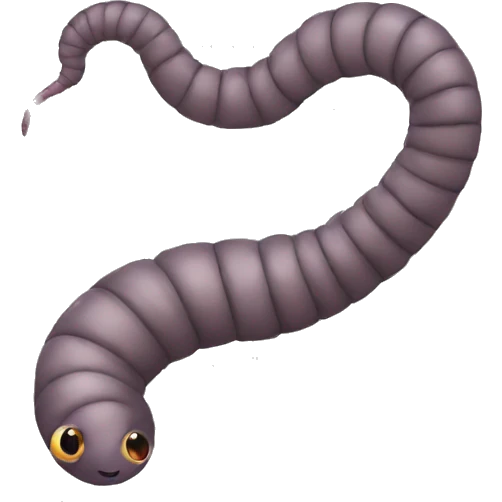 worm emoji