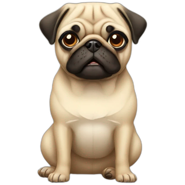 Pug emoji