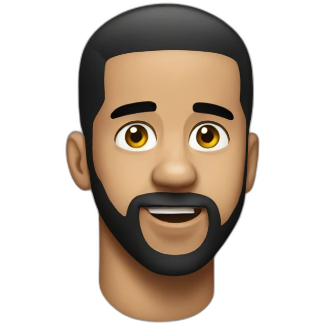 Drake being crazy emoji