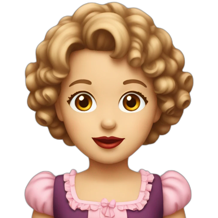 Shirley Temple emoji