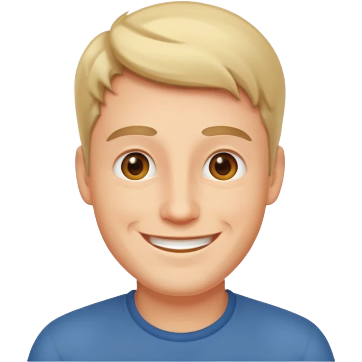 happy man light emoji