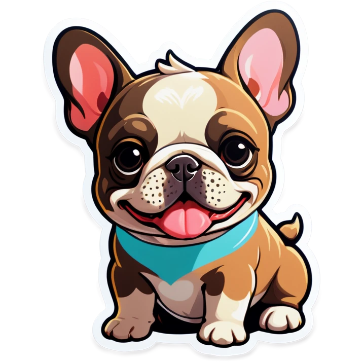 Baby frenchie  emoji