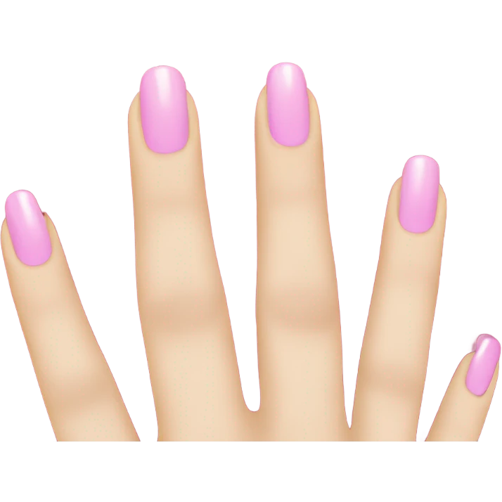 Pink nails emoji
