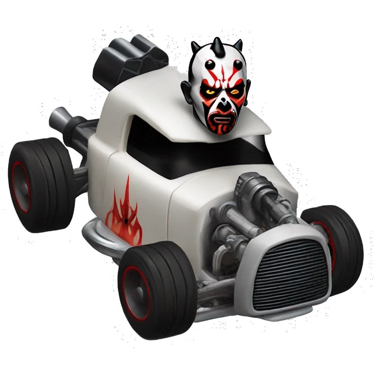 Darth Maul Hot wheels Bone Shaker. Exposed engine  emoji