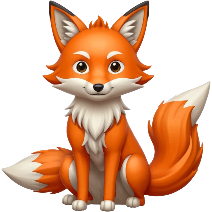 seven tailed fox emoji