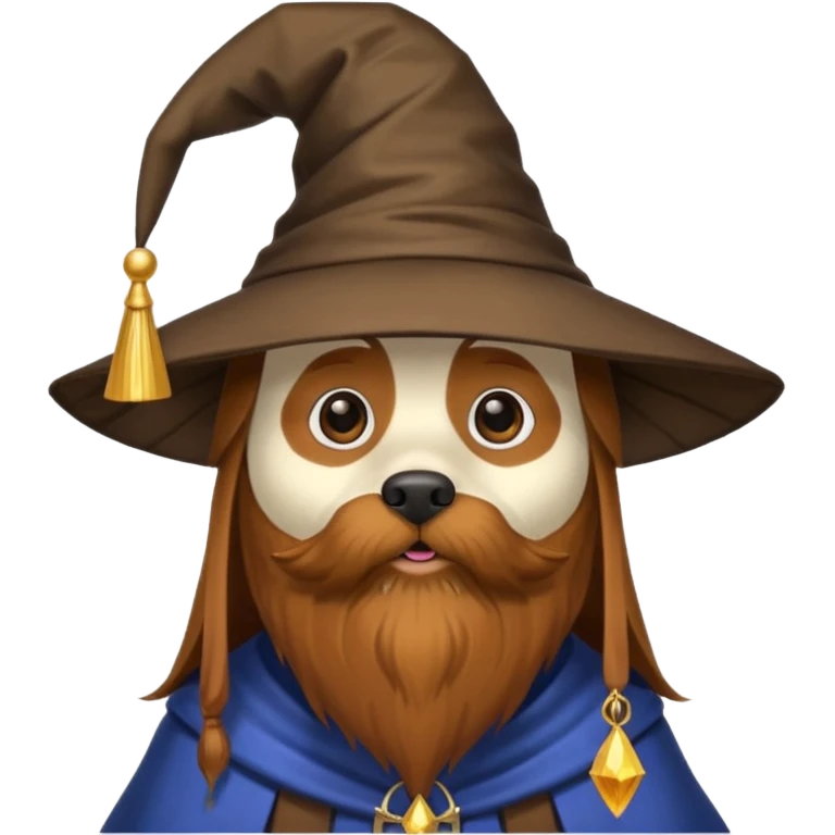 Dog wizard emoji