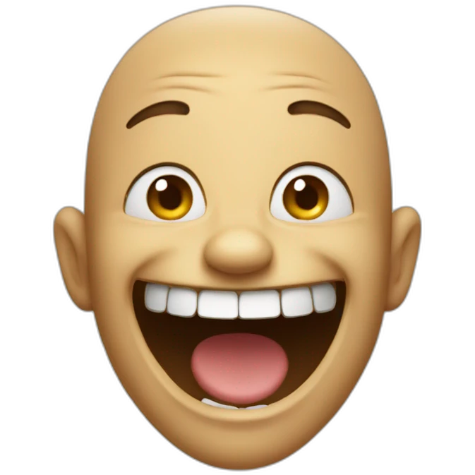 Laughing maniac emoji