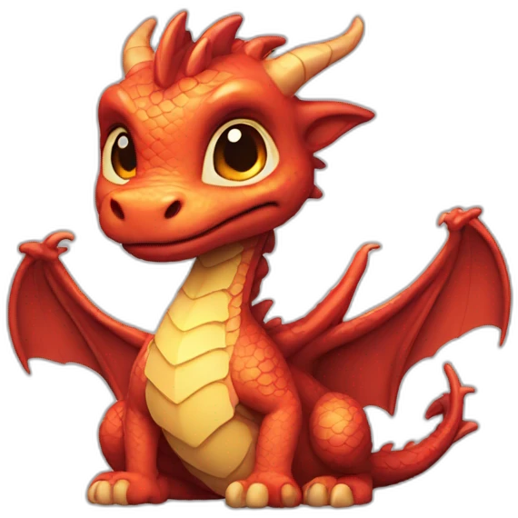 dragon cute pop emoji