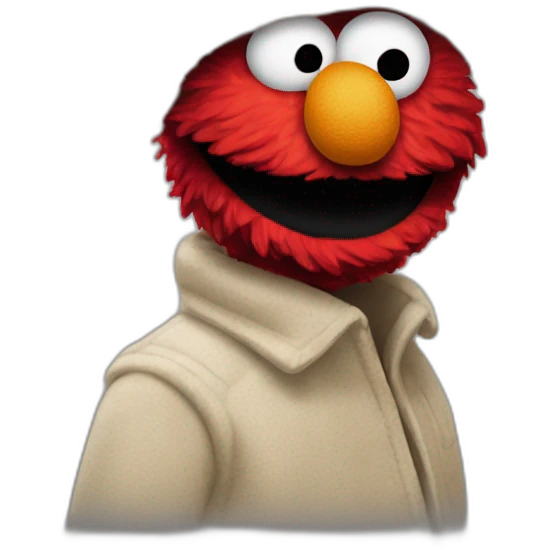 Elmo  de plaza sésamos  emoji