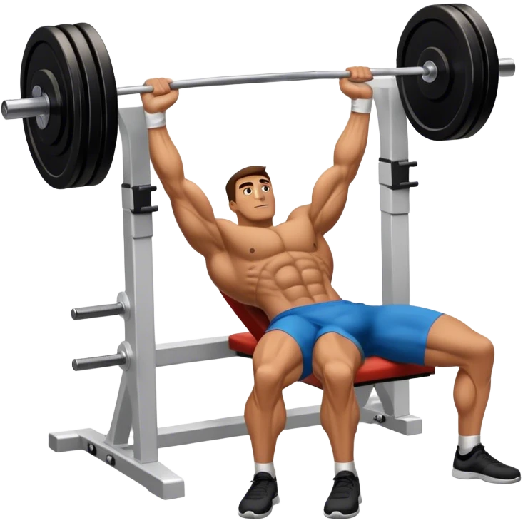close-grip flat-benchpress emoji