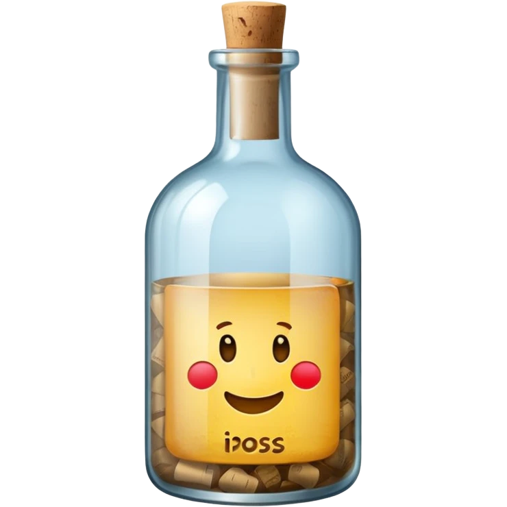bottles with messege letter inside emoji