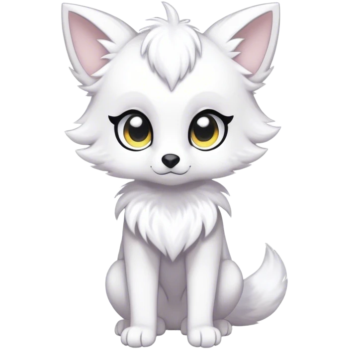 Kawaii bright ethereal anthro fursona Fakemon emoji