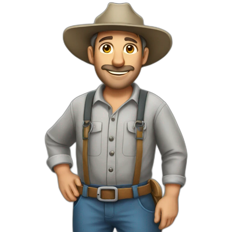 donkey farmer emoji