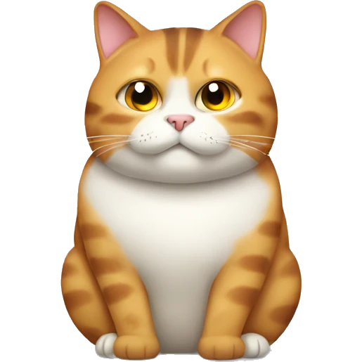 Fat cat emoji