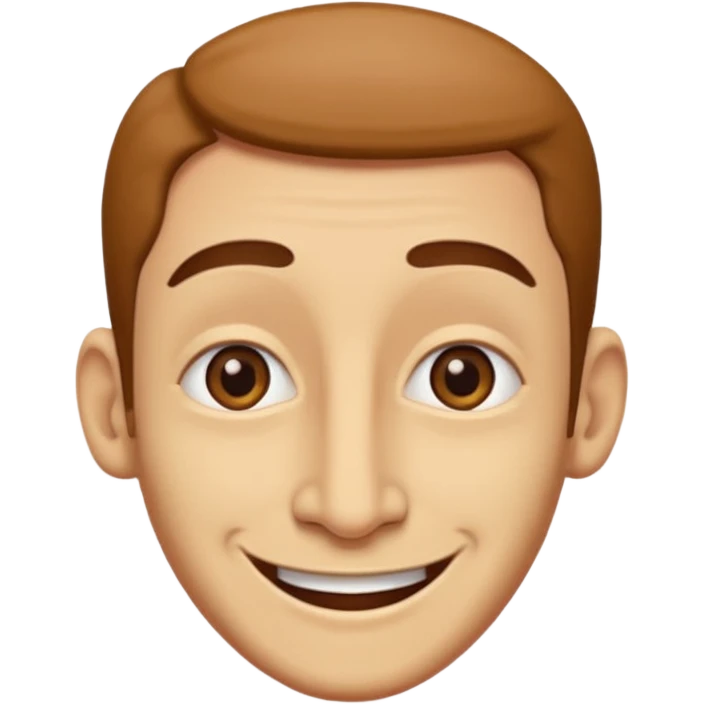 Jawish with long nose emoji