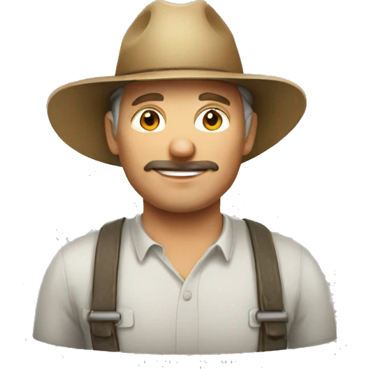 dutch farmer adult emoji