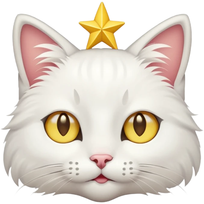 Gato com estrela nos olhos tipo esse😻 com estrela emoji