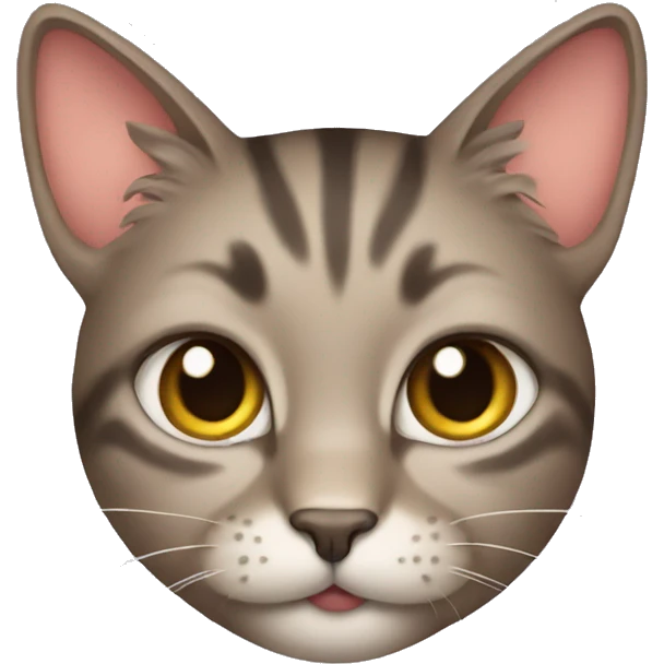Cat with bow in hair emoji