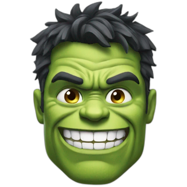 smile hulk emoji